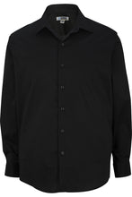 Load image into Gallery viewer, Men's Spread Collar Dress Shirt - Black