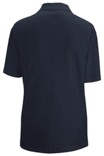 Load image into Gallery viewer, Unisex Snap Front Mesh Polo - Navy