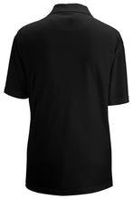 Load image into Gallery viewer, Unisex Snap Front Mesh Polo - Black