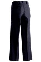 Load image into Gallery viewer, Ladies' Microfiber Flat Front Dress Pant - Navy