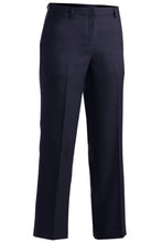 Load image into Gallery viewer, Ladies' Microfiber Flat Front Dress Pant - Black