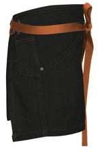 Load image into Gallery viewer, Berkeley Black Denim Waist Snap Apron