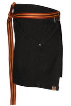 Load image into Gallery viewer, Berkeley Jet Black Denim Waist Snap Apron