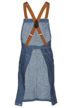 Load image into Gallery viewer, Berkeley Medium Blue Denim Short Bib Snap Apron