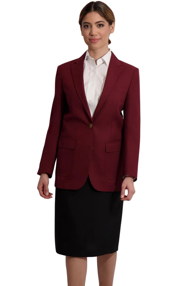 Neil Allyn Veronica Women's Burgundy Blazer 6 Neil Allyn Veronica Women's Burgundy Blazer 6