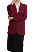 Load image into Gallery viewer, "Veronica" Women's Burgundy Blazer