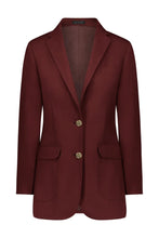 Load image into Gallery viewer, "Veronica" Women's Burgundy Blazer
