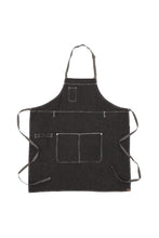Load image into Gallery viewer, Bronx Black Denim Bib Apron