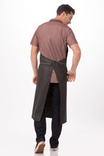 Load image into Gallery viewer, Boulder Black & Brown Chefs Bib Apron