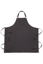 Load image into Gallery viewer, Boulder Black & Purple Chefs Bib Apron