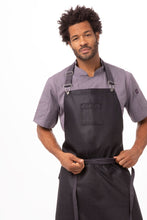 Load image into Gallery viewer, Boulder Black & Purple Chefs Bib Apron