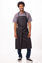 Load image into Gallery viewer, Boulder Black & Purple Chefs Bib Apron
