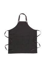 Load image into Gallery viewer, Boulder Black & Purple Bib Apron