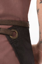 Load image into Gallery viewer, Boulder Black & Brown Half Bistro Apron
