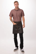 Load image into Gallery viewer, Boulder Black & Brown Half Bistro Apron