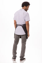 Load image into Gallery viewer, Boulder Black & Purple Half Bistro Apron