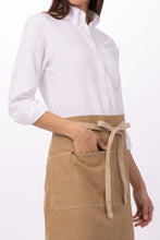 Load image into Gallery viewer, Austin Natural Half Bistro Apron (2 Pockets)