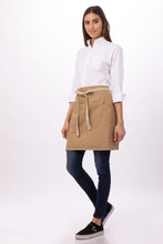 Load image into Gallery viewer, Austin Natural Half Bistro Apron (2 Pockets)