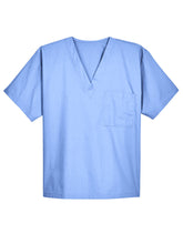 Load image into Gallery viewer, Ceil Blue Harriton Adult Restore 4.9 oz. Scrub Top