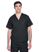 Load image into Gallery viewer, Black Harriton Adult Restore 4.9 oz. Scrub Top