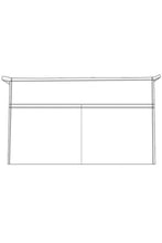 Load image into Gallery viewer, White Standard Waist Apron (2 Pockets)