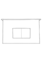 Load image into Gallery viewer, Charcoal Half Bistro Apron (2 Pockets)