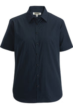 Load image into Gallery viewer, Ladies&#39; Essential Broadcloth Shirt - Navy
