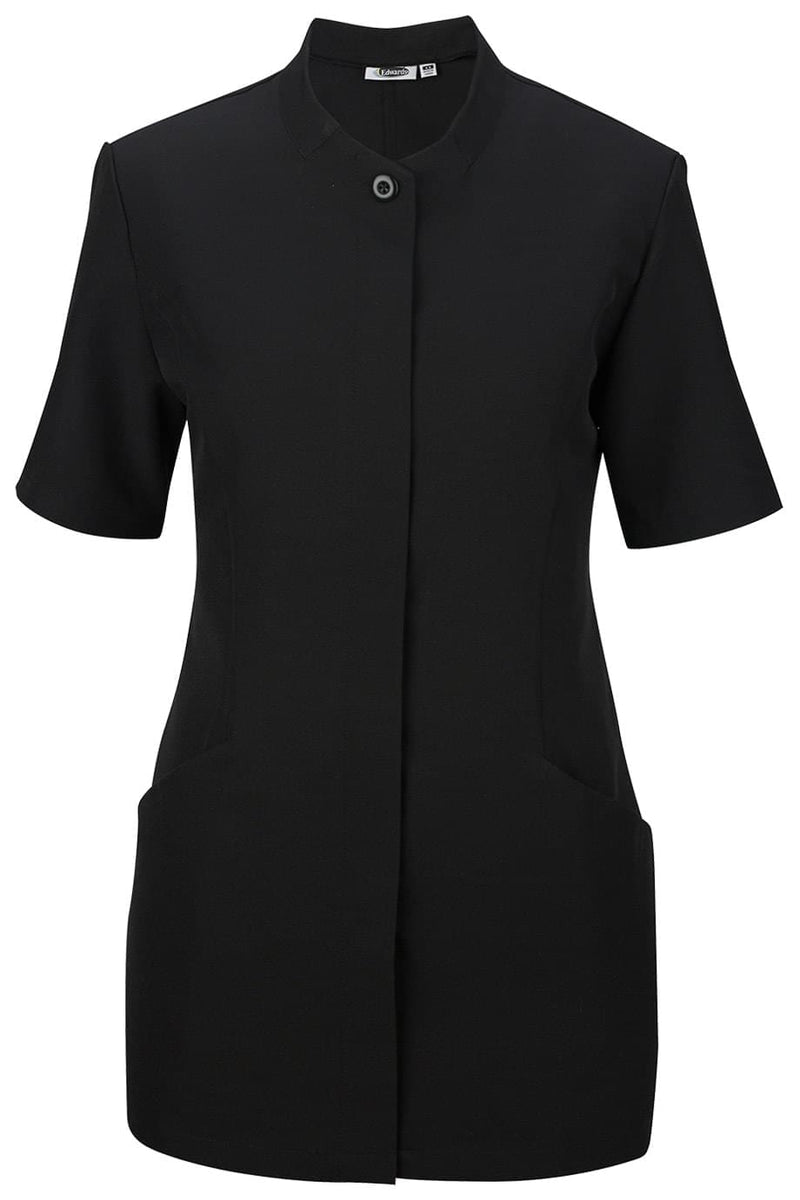 Ladies' Nehru Housekeeping Tunic Black