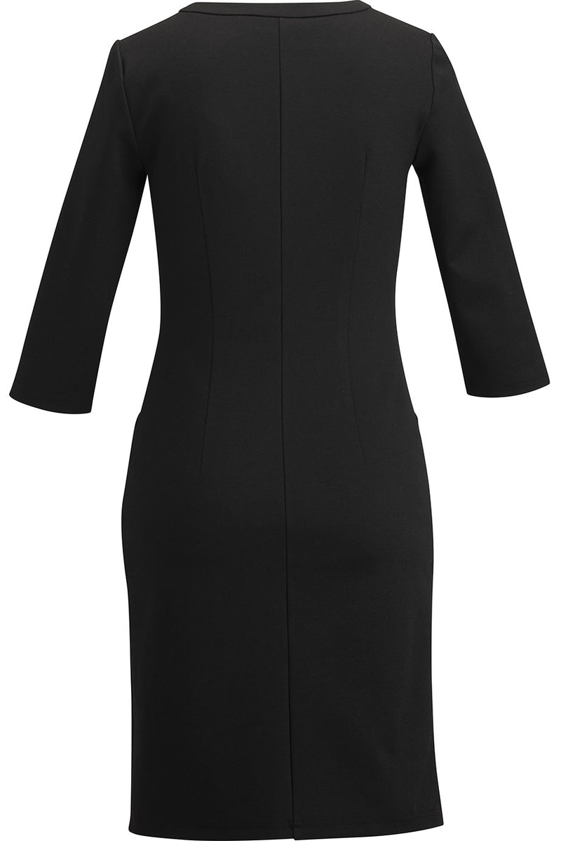 Edwards 9935 Ladies Ponte Sheath Dress - Black