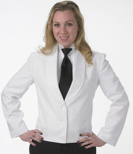 "Maggie" Women's White Eton Jacket