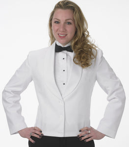 "Maggie" Women's White Eton Jacket