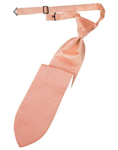 Load image into Gallery viewer, Cardi Pre-Tied Coral Herringbone Necktie