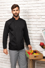 Load image into Gallery viewer, Artisan Collection by Reprime Chef&#39;s Long Sleeve Stud Coat