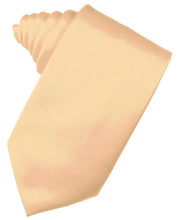 Load image into Gallery viewer, Cardi Apricot Luxury Satin Necktie