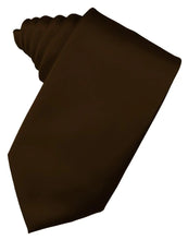 Load image into Gallery viewer, Cardi Chocolate Luxury Satin Necktie