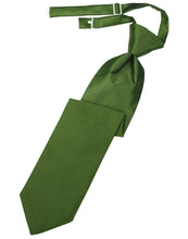 Load image into Gallery viewer, Cardi Pre-Tied Clover Luxury Satin Necktie