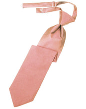 Load image into Gallery viewer, Cardi Pre-Tied Coral Luxury Satin Necktie
