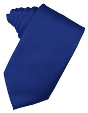 Load image into Gallery viewer, Cardi Royal Blue Luxury Satin Necktie