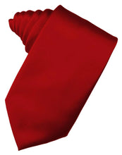 Load image into Gallery viewer, Cardi Scarlet Luxury Satin Necktie