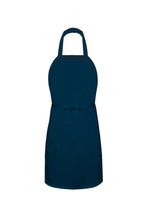 Load image into Gallery viewer, AW Essentials Navy Bib Apron (No Pockets)