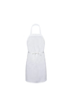 Load image into Gallery viewer, AW Essentials White Bib Apron (No Pockets)