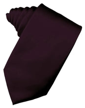Load image into Gallery viewer, Cardi Berry Luxury Satin Necktie