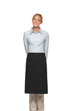 Load image into Gallery viewer, Cardi / DayStar Black 3/4 Bistro Apron (2 Pockets)