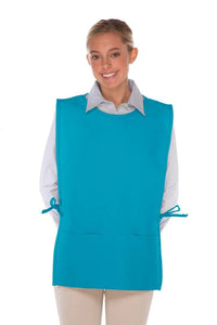 Cardi / DayStar Turquoise Squared Cobbler With Rounded Neck Apron (2 Pockets)