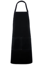 Load image into Gallery viewer, Fame Black City Market Everyday Long Bib Apron