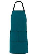 Load image into Gallery viewer, Fame Teal City Market Everyday Long Bib Apron