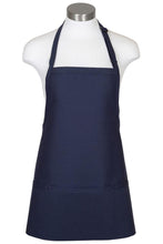 Load image into Gallery viewer, Fame Navy Bib Adjustable Apron (3 Pockets)