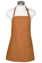 Load image into Gallery viewer, Fame Nutmeg Bib Adjustable Apron (3 Pockets)