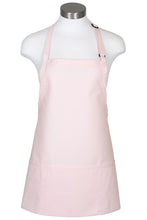 Load image into Gallery viewer, Fame Pink Bib Adjustable Apron (3 Pockets)