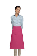 Load image into Gallery viewer, Cardi / DayStar Hot Pink 3/4 Bistro Apron (1 Pocket)